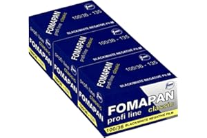 Foma Pack de 3 láminas FOMAPAN Classic 100 ASA 135/36 Negro/Blanco 35 mm