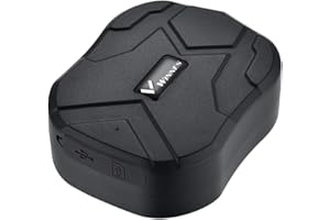 Winnes Localizador GPS para Coche, GPS Tracker, Rastreador GPS para Vehículos de Larga Espera, Dispositivo de Rastreo para Automóviles en Tiempo Real, Alarma de Vibración, Límite de Velocidad TK905B