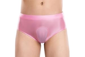 AIEOE Calzoncillos para hombre con punta de camello esconder letras brillantes y mariquitas para transgénero EU S-XL (Aisa M-XXL)