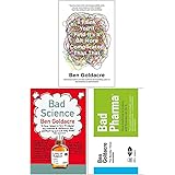 Ben Goldacre Collection 3 Books Set (I Think You’ll Find It’s a Bit More Complicated Than That, Bad Science, Bad Pharma)