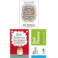 Ben Goldacre Collection 3 Books Set (I Think You’ll Find It’s a Bit More Complicated Than That, Bad Science, Bad Pharma)