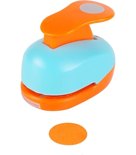Bira Craft 1.75 Inch Scalloped Circle Punch - Lever Action Paper Punch For Scrapbooking & Cards