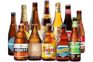 BEER HUNTER Belgian Breweries Craft Beer Gift Set – 12 Pack Mixed Case