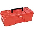 Akro-Mils 9912 12-Inch ProBox Plastic Tool Box, Red