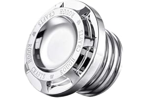 通用 ROUGH CRAFTS Dekorative Abdeckkappe für Motorräder aus Aluminium für Harley Sportster XL1200 883 1996–2014 (1 Stück) (Silber)