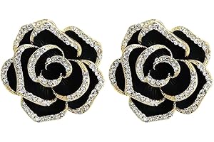 HYRKOTW Elegante e unica spilla di cristallo vintage, spilla di strass alla moda, spilla decorativa squisita ed elegante, regalo di accessori di gioielleria