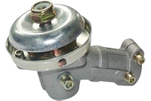 Motoculture-Online Renvoi d'angle Complet pour Tube 26 mm et axe Rond ayant 9 cannelures (Dents) pour débroussailleuse ou Machine 5 en 1 (tête Support Lame et rotofil)