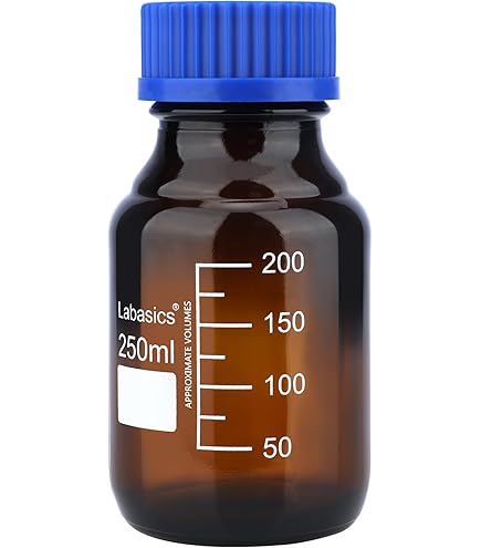 6 x 250 ml ronde fles HDPE naturel Kindveiligedop wit - BPA Vrij - Niet Breekbaar