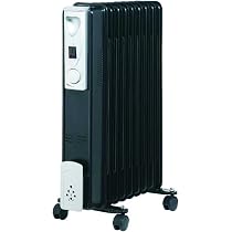 Kingavon BB-OR111 9-Fin 2kW Slimline Oil Filled Radiator - Black :  Amazon.co.uk: DIY u0026 Tools