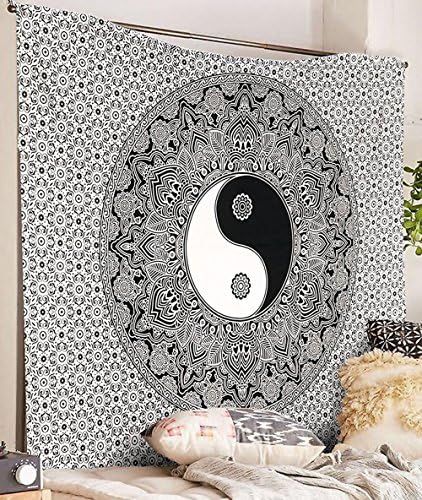 KENFULTILE Mandala Tapestry Bohemian Beach Picnic Towel Indian Wall Hanging Carpet Tapestries Bedspread Table Cloth Blanket (#11)