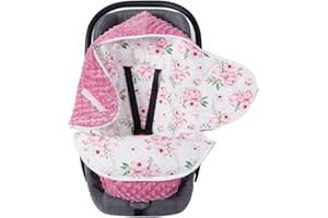 MIRACLE BABY Baby Blanket Swaddle Wrap Winter for Boys Girls Newborn Baby Swaddle Blankets Wrap Toddler Infant Soft Thick Baby Wraps Warm Unisex Receiving Blankets 0-6 Months (Flowers)