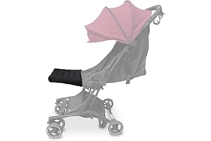 ZANCLEM PassegginoPiuma0+ Estensione Poggia Gambe, Accessorio Per Aumentare Il Confort A Bordo Del Passeggino Ed Evitare il Penzolamento Delle Gambe