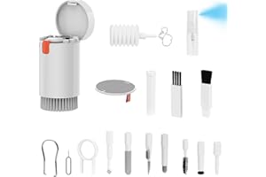 MEYDLL Kit de Nettoyage Clavier, 20 en 1 Kit Nettoyage Appareil Photo, Kit Nettoyage pour Airpods, Kit Nettoyage pour iphone, Kit Nettoyage pour PC Clavier Ecouteur Téléphone Caméra Ordinateur
