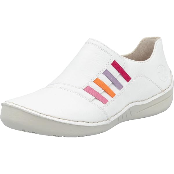 Mocassin Rieker Femme 59559 - Cuir Véritable, Extra Large, Semelle Intérieure Amovible - 7