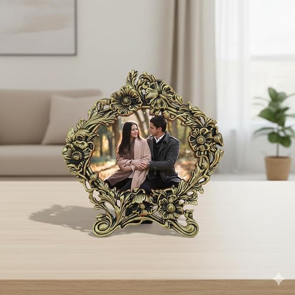 EWorld Resin Rectangle Shaped Wall Hanging Photo Frame for Home