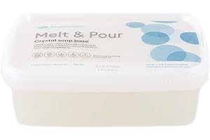 Mystic Moments Melt and pour - Base de Savon sans laurylsulfate de Sodium - Transparent 2 kg