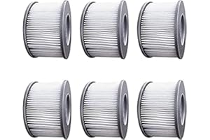 WuYan Filtr wymienny, 6 sztuk do MSPA FD2089, filtr do jacuzzi, pompa kartuszowa do gorących łodzi podwodnych i spa, filtr do wody, model od 2020