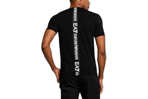 Emporio Armani Maglietta T-Shirt Uomo EA7 6HPT11 PJ03Z, Manica Corta, Girocollo