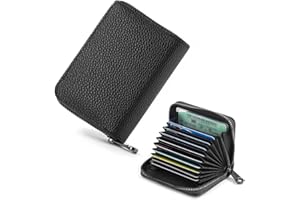 Fezf Etui pour Cartes de crédit, sécurité Anti-piratage, Anti-démagnétisation, Porte-Monnaie avec Protection RFID, Cadeaux créatifs pour Hommes et Femmes