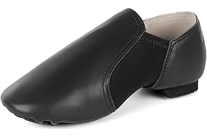 Asyusyu Jazz Shoes Girls Slip On Split Sole Kids Jazz Dance Shoes