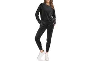 DKNY Platinum Velour Sweater Maglione Donna