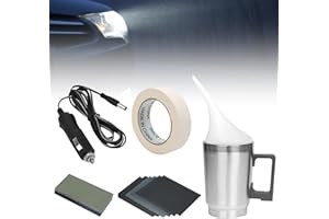 WIYETY Kit de rénovation de phares Kit de polissage de phares, Kit de vaporisation de phares, Kit de rénovation de phares de voiture Auto Headlight Vapor Renovation Kit pour jaunissement, taches Aucun