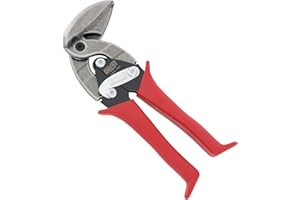 CHANNELLOCK 610UL - Cesoia da aviazione verticale sinistra da 25,4 cm, prodotta negli Stati Uniti, taglio sinistro, direzione: tagli larghi a sinistra/destra, curvo e dritto