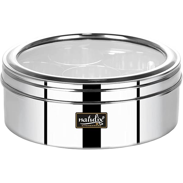 Buy INstafun Multipurpose 7 in 1 Stainless Steel Spice Box