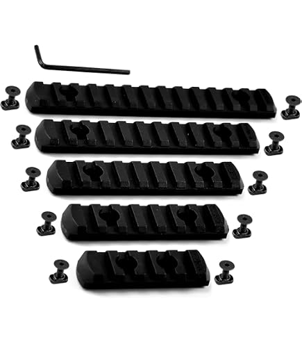 Kit Rails Nylon Pour Main SBGJMY Kit 6 Rails Polymère Mlok/Keymod - 3 à 13 Rainures Noir - Accessoire Canon Airsoft Chasse Rails Polymer Mlok Keymod Kit Rails Nylon Pour Main SBGJMY Kit 6 Rails Polymère Mlok/Keymod - 3 à 13 Rainures Noir - Accessoire Canon Airsoft Chasse Rails Polymer Mlok Keymod
