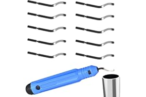 JATIPY 11Pcs Premium Deburring Tool Kit – Durable Handle & Sharp Blades, Tool for Plastic, Metal & Wood, Precision Edge Finishing