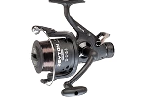 Trabucco Mulinello da Pesca Dayton BR 4000 con Frizione e Baitrunner da Carp Fishing Feeder Specialist Carpa Barbo Lago Fiume Ideale Anche per Pesca a Spinning per Grandi Predatori