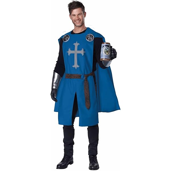 FORUM DELUXE QUALITY MEDIEVAL KNIGHT ADULT HALLOWEEN COSTUME SIZE STANDARD 68012 - Foto 11