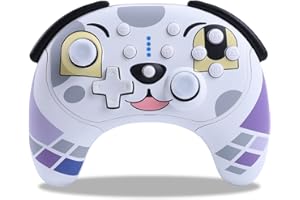 KINGEAR KINGERA Switch PRO Controller per Nintendo Switch, Animal Crossing Controller per Nintendo Switch con sensore a 6 Assi/Modello Wake-up, Funzione Turbo/alloggiamento