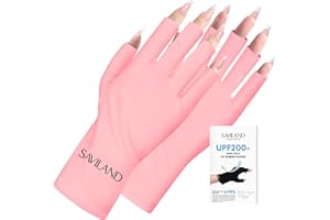 SAVILAND U V Gloves for Gel Nail Lamp, Professional Protection Gloves for Manicures3