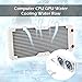 Produktbild TOPmountain Wasserkühlung Wärmestrahler Computer CPU Gpu Kühlkörper Wasserablauf 18 Rohrgewinde Mund (Weiß) -240Mm