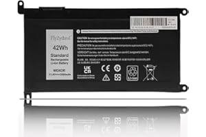 FlyZythrol WDX0R WDXOR battery Compatible With Dell Inspiron 13 15 5000 7000 5567 5578 5570 5568 5579 5565 7569 7573 13 7378 5378 5379 5368 7375 5767 Latitude 3180 3189 3480 3379 3390 FC92N Y3F7Y
