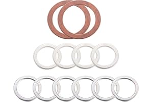 SZ MACHPARTS 12157-10010 90430-24003 90430-18008 Differential and Transmission/Transfer Case Drain Plug Crush Washers Gaskets Compatible with Toyota 4runner Tacoma Tundra FJ cruiser Land Cruiser