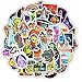 Price comparison product image 50 Pcs Luggage Stickers Laptops Stickers Skateboard Stickers Scrapbooking Stickers Phone Stickers Guitar Stickers Motorcycle Bicycle Bike Car Stickers (Alien)