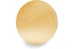 Anniversary House 10-inch Cake Drum Gold, Pack of 1, Individually Wrapped, Sturdy Fibre Cake Drum Round, DRW10G