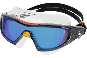 AQUA SPHERE Aquasphere Vista Pro, Gafas de natación, Gafas de Piscina para Hombres y Mujeres con protección UV y Junta de Silicona, Lentes antivaho y antifugas