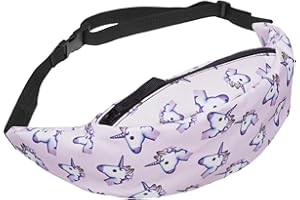 whatUneed Waterproof Waist Bag for Men Women, Lightweight Large Capacity Bumbag for Outdoor Walking Running, Storaging Wallet Phone Keys