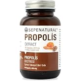 Sepe Natural Propolis Ekstresi | 90 Kaps&uuml;l x 400 mg | Saf ve Standardize Propolis Ekstresi | Nutritional Supplement