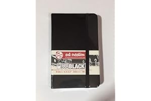 UNBEKANNT SKETCH BOOK BLACK ARTCREATION 9 x 14 CM