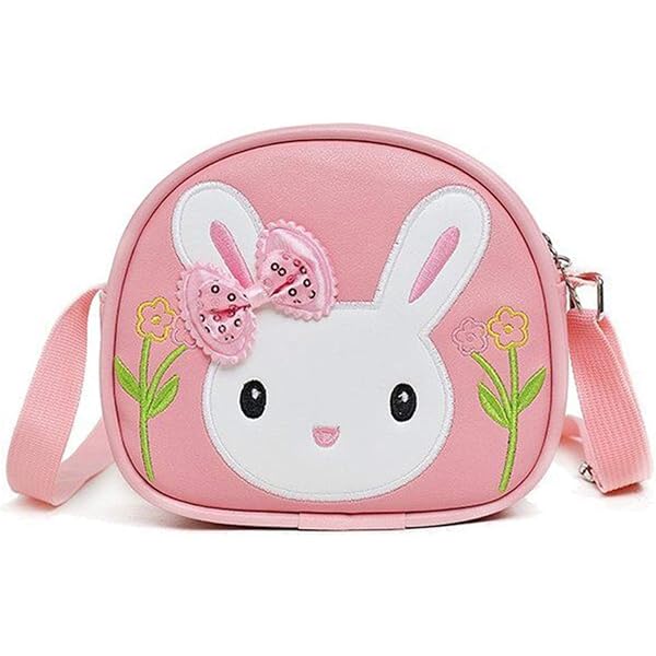 Borsa a tracolla con motivo coniglietto – Borsa a tracolla con coniglio, graziosa borsa per animali | Portafogli in peluche cartone animato coniglio, graziosa borsa per donne, morbida borsa per