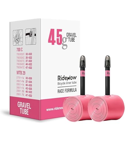 Set van 2 TPU-binnenbanden – ultralicht 700 × 18–32C & 32-47C fietsbinnenbanden met SV (Sclaverand/Presta-ventiel) 45/65/85 mm – ideaal voor racefietsen en gravelbikes