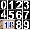 24 Stencil Per Pittura Multiuso – Forme, Lettere E Numeri – Riutilizzabili Per Rocce, Pareti, Tela E Scrapbooking - 6