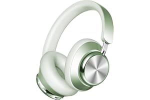 Wentronic Y03 Bluetooth Headphones Wireless Active Noise Cancelling Over Ear Headphones 48 Hours Playtime 6 EQ Music Mode High Sound Quality Headphones with Soft Ear Cushion - Green