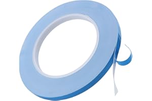 Eboxer Thermo-Klebeband, 8 mm x 25 m, leistungsstarkes, doppelseitiges Wärmeleitband, Kühlpad für Kühlkörper, IC LED, GPU, CPU