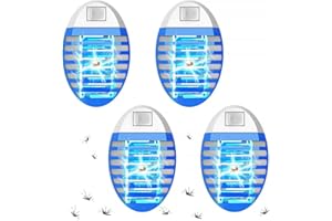 EGEYI Lampada Antizanzare Elettrica, Zanzariera Elettrica con Luce, per Casa Giardino Interno Esterno Cucina Soggiorno, Insetti Zanzare, Mosca, Falene