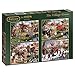 Produktbild Falcon de luxe The Village Green-Puzzle in einer Box (4 x 1000 Teile)